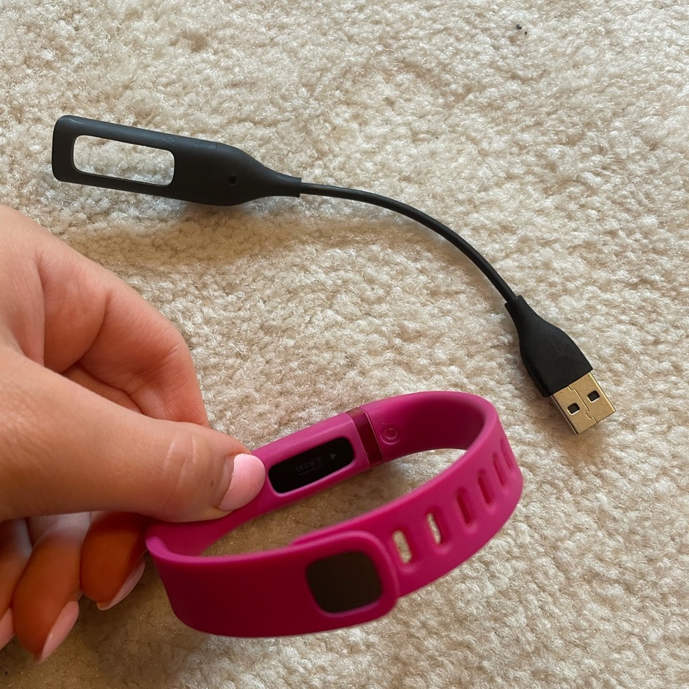 Pink Fitbit flex
